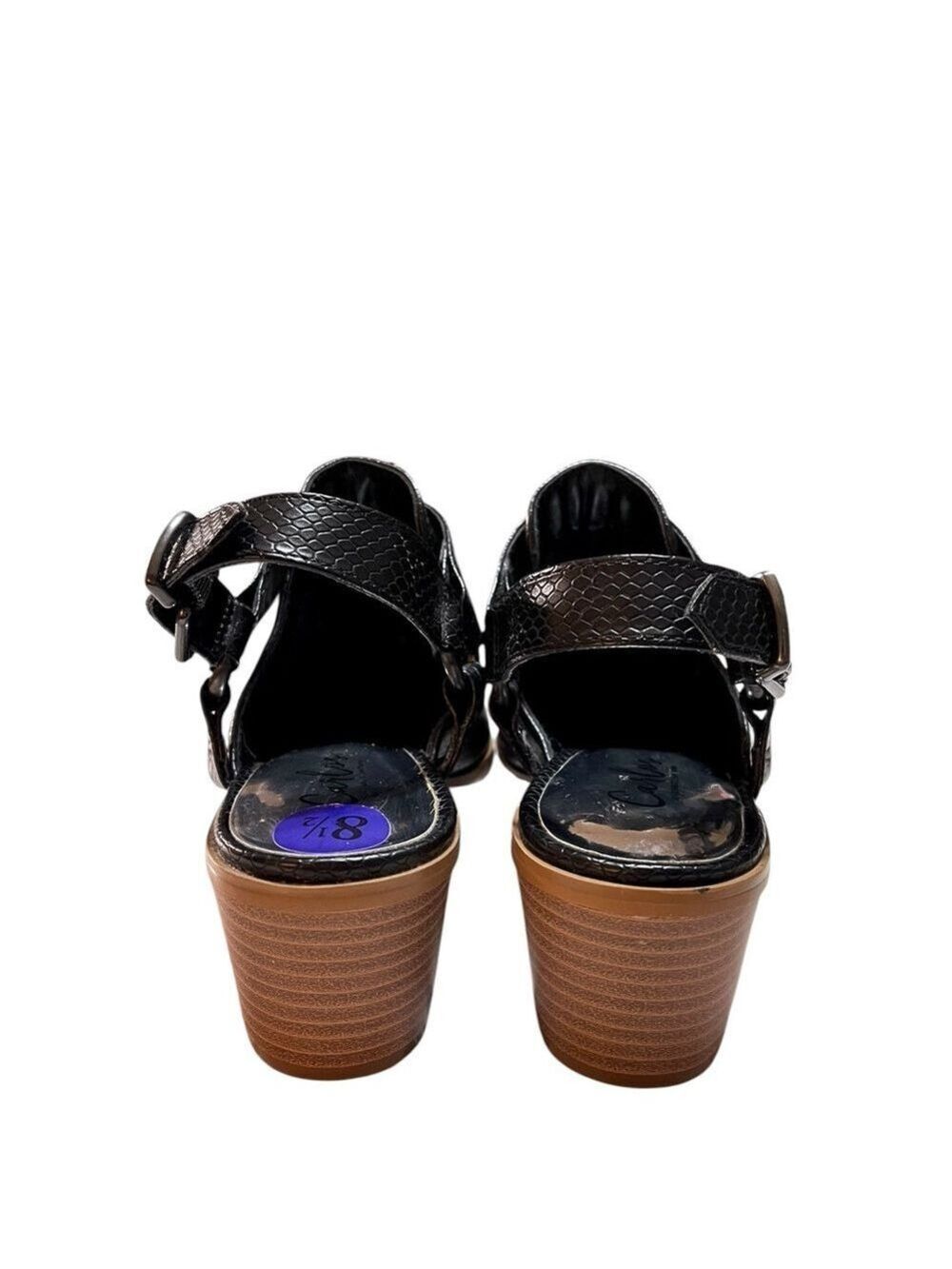 Carlos Santana "Pacey" Slingback Mules. Black Textured. Women’s Size 8.5 - Picture 8 of 10
